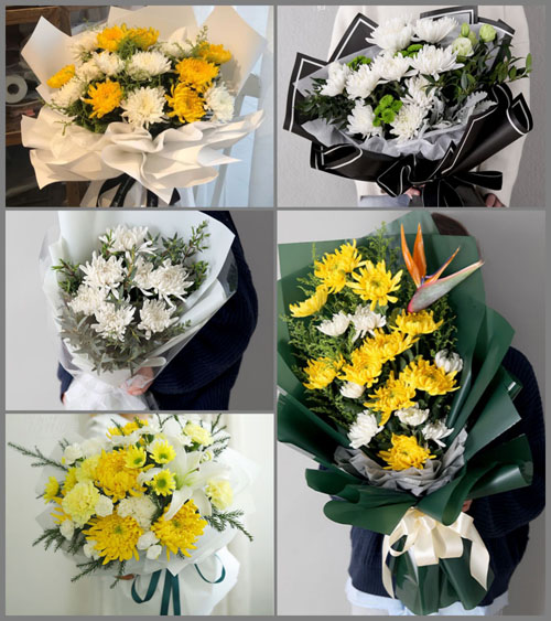 山东青岛莱西市龙水街道沟上村白事花束代送